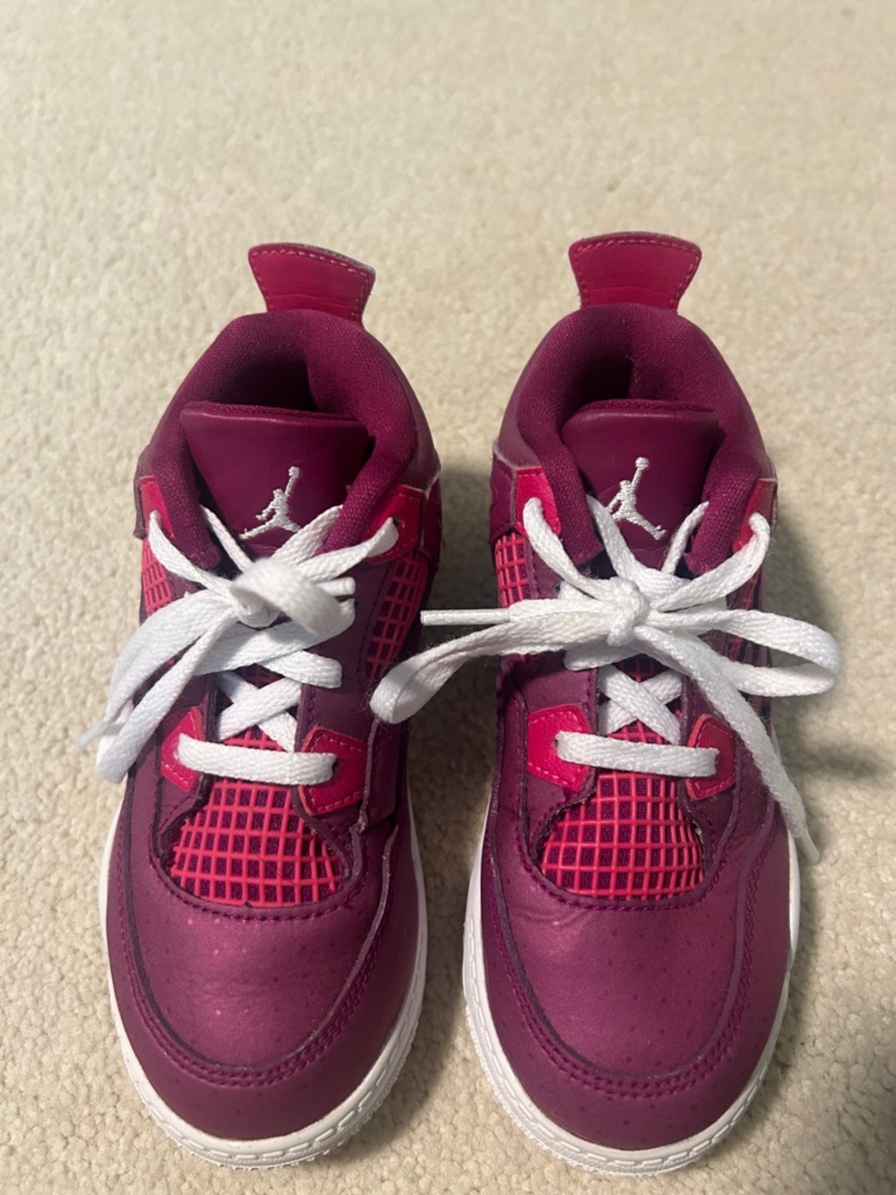 Jordan Toddler Sneakers in Deep Pink and Bright Pink size 10c